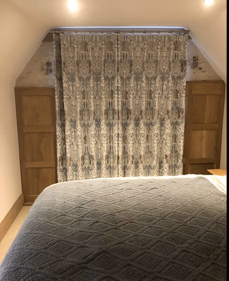 Simon Houlding upholstery and soft furnishings, a finished piece