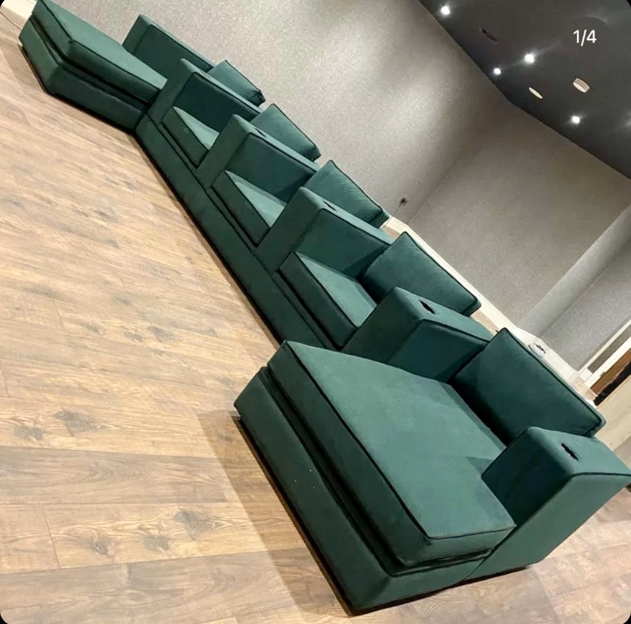 The customer’s visual from the other end of the room