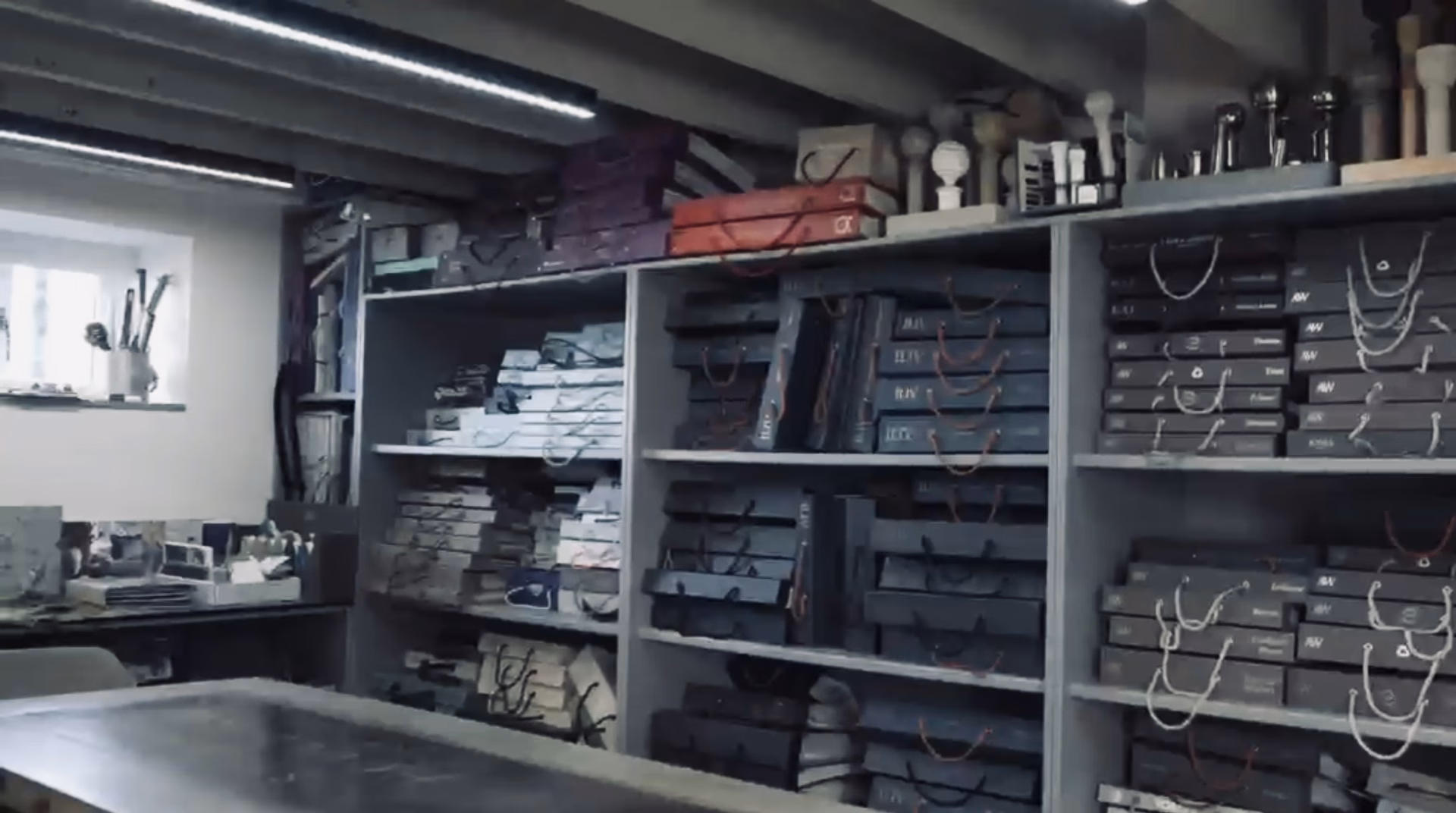 The pattern book room in the Heybridge showroom