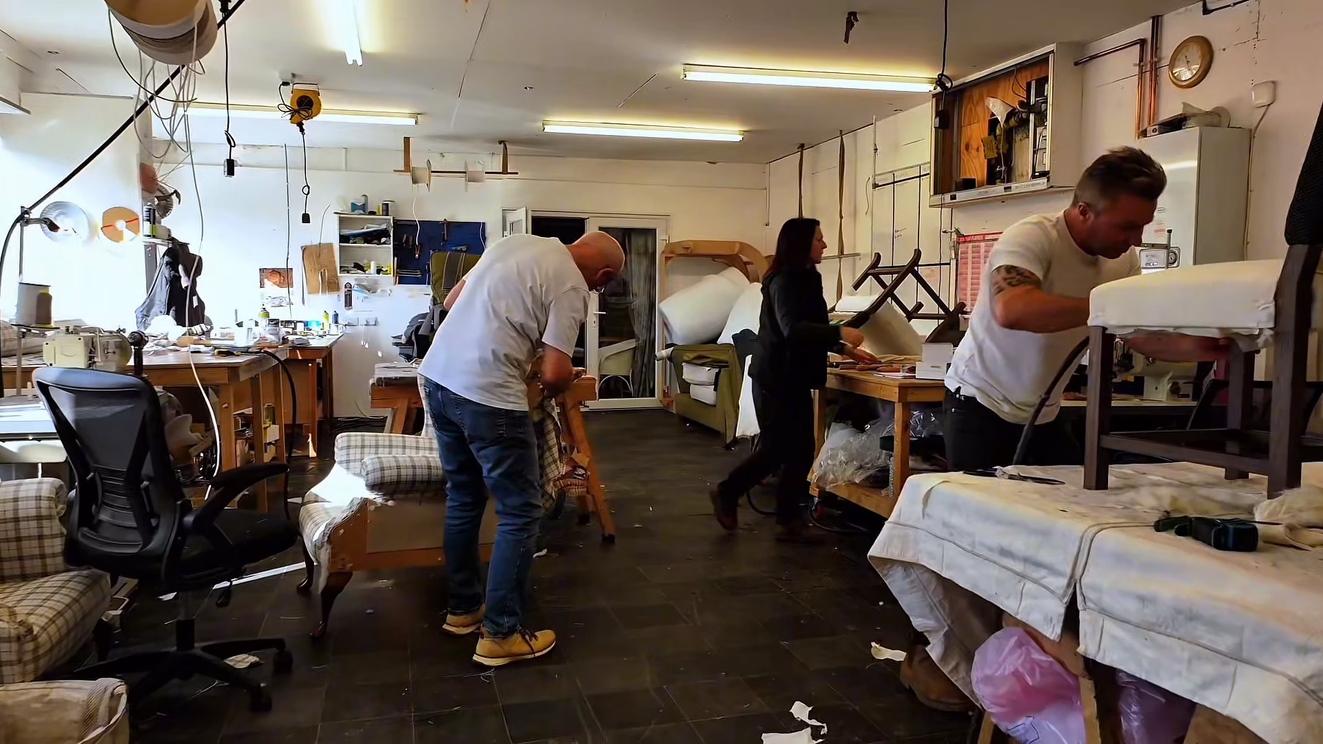 Inside the Simon Houlding workshop in Heybridge
