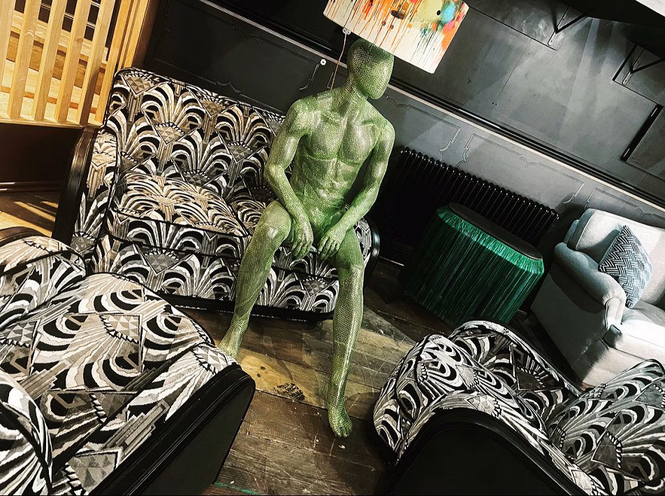 Art Deco three piece suite, restored