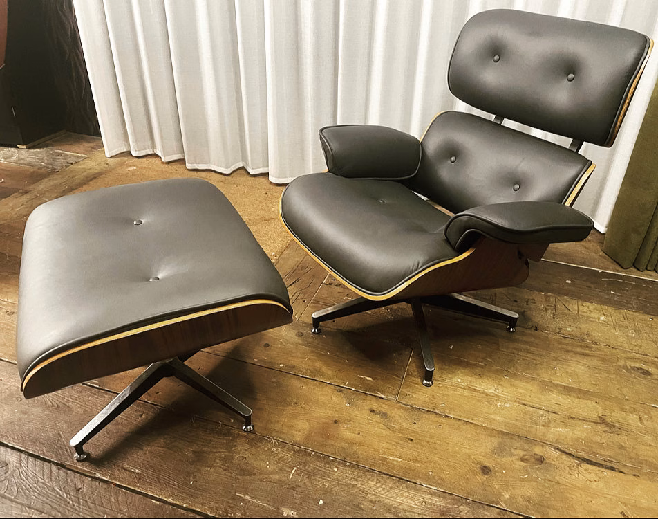 Eames lounge chair, restored